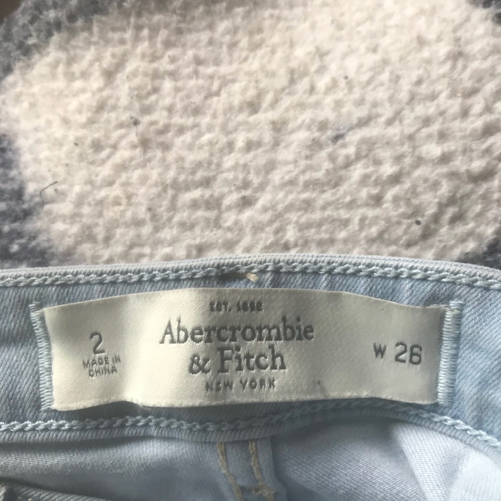 Blue Abercrombie and Fitch jeans